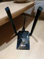 img 2 attached to TP-Link Archer T4U Plus: Dual Band USB WiFi Adapter for Desktop PC - AC1300Mbps, High Gain 5dBi Antennas, Windows 10/8.1/8/7, Mac OS review by Riko Tateishi ᠌