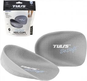 img 4 attached to Experience Comfort And Pain Relief With Tuli'S So Soft Heavy Duty Gel Heel Cups For Plantar Fasciitis And Heel Pain