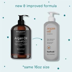 img 3 attached to Nourish And Strengthen Your Hair With Baebody'S Argan Oil Shampoo (16 Fl Oz)