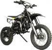 x-pro black 125cc kids dirt bike pit bike with semi-automatic transmission and large 14"/12" tires - perfect for youth riders! logo