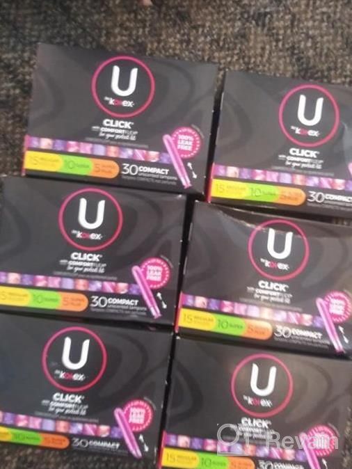 img 1 attached to 192 Count (6 Packs Of 32) U By Kotex Click Super Plus Tampons - Compact, Unscented (Packaging May Vary) review by Manjola Abrom