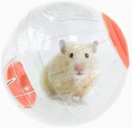 🐹 6'' hamster exercise ball: small animal toy for running, jogging wheel, and activity – transparent ball for mice and rats логотип