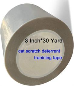 img 4 attached to Cat Scratch Deterrent Training Tape: Protect Your Furniture with Clear Double Sided Tape