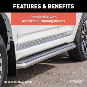 img 2 attached to 🚗 Enhance Your Vehicle with ARIES 2051129 Mounting Brackets for AeroTread Running Boards