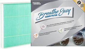 img 4 attached to 🌬️ Spearhead BE-160H HEPA Breathe Easy Cabin Filter: Up to 99.97% 0.3 Micron Particle Filtration with Zero Airflow Reduction