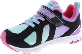 img 4 attached to 👟 TSUKIHOSHI Strap Closure: Machine Washable Slip Resistant Non Marking Girls' Shoes - Athletic Styling Ensures Safety and Durability