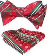 add festive charm to your attire with the hisdern christmas snowman pocket square логотип