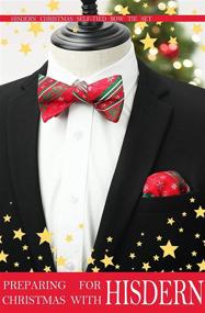 img 3 attached to Add Festive Charm to Your Attire with the HISDERN Christmas Snowman Pocket Square