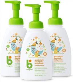 img 4 attached to Get Your Baby Clean And Smelling Fresh With Babyganics Orange Blossom Shampoo And Body Wash - 3 Pack, 16 Fl Oz Pump Bottles!