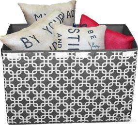 img 2 attached to 📦 Trellis Pattern Chest and Storage Box: Perfect House Organization Products for Girls or Boys