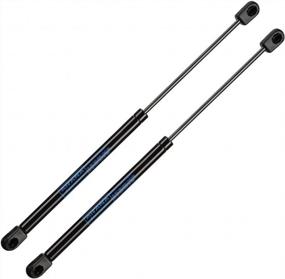 img 4 attached to C16-08941 16 Inch 28 Lbs Gas Struts Spring Shocks 15.7" 125N C1608941 For Camper Shell Window Leer Topper Truck Cap Tool Box Lid