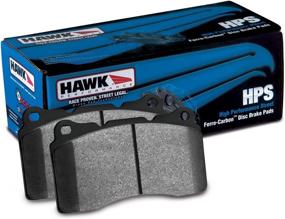 img 3 attached to 🦅 Hawk Performance HB549F.702 HPS High Performance Street Brake Pads: Enhanced Stopping Power and Durability for Optimal Street Performance