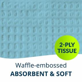 img 2 attached to Dental Consumables 2-Ply Tissue Poly Back Dental Bibs/Towels, Blue 13" X 18", Waffle Embossed (Pack Of 500) To Prevent Leak Through