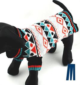 img 2 attached to 🎄 Mikayoo Christmas Sweater for Dogs and Cats - Festive Pet Xmas Sweater with Multiple Design Options, Ideal for Cold Weather Coat and Holiday Celebrations