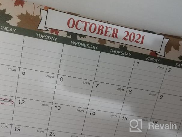 img 1 attached to Stay Organized In 2023 With Our Premium Desk Calendar - 12 Monthly Themes, Large Ruled Blocks & Durable Corner Protectors review by Matt Louis