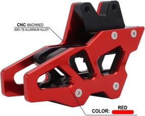 img 3 attached to Red CNC Motorcycle Chain Guide Guard Protector for CRF150F/CRF230F/CRF250F (2003-2020)