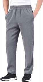 img 4 attached to Zoulee Men'S Jogger Pants With Zipper Fly And Drawstring Waist - A Timeless Classic For Sweatpants Lovers