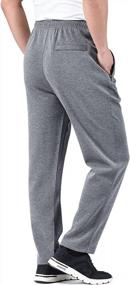 img 1 attached to Zoulee Men'S Jogger Pants With Zipper Fly And Drawstring Waist - A Timeless Classic For Sweatpants Lovers