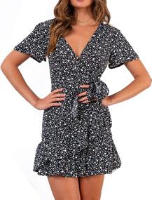 img 4 attached to 👗 Relipop Summer Sleeve Casual Dresses for Women - Apparel