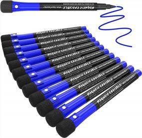 img 4 attached to Organize Your Ideas With 12-Pack Fine Tip Magnetic Dry Erase Markers And Eraser For School And Office Whiteboards