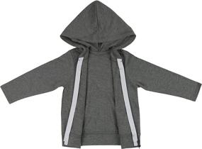 img 3 attached to 👧 Girls Reverser Stitch Hoodie for Stylish Boys' Clothing: ToBeInStyle at Fashion Hoodies & Sweatshirts