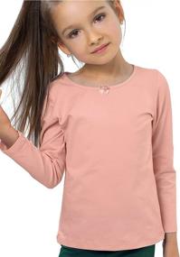 img 1 attached to Petite Amelia Little Girls Sleeve Girls' Clothing : Tops, Tees & Blouses