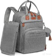 🎒 ousijojo grey diaper bag backpack: ultimate baby changing backpack for girls and boys logo
