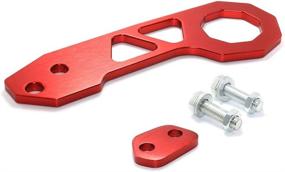 img 4 attached to Amazing AUTO (Red) Rear Tow Towing Hook Trailer Racing Trailer Hook Universal