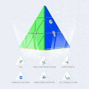 img 3 attached to GES + Enhanced 60 Магнитная скорость Магнитная пирамида Pyraminx Pyramid Puzzle Cube Треугольник без наклеек