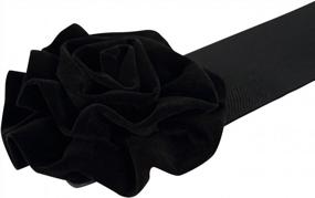 img 2 attached to MUXXN Women'S Vintage Flower Wide Elastic Cinch Belt - Perfect For Dresses!