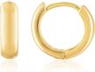 18k gold plated cuff huggie earrings for women - kisper logo