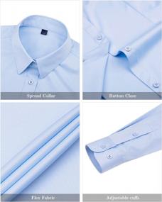 img 1 attached to Women'S Long Sleeve Dress Shirts: J.Ver Wrinkle-Free Button Down Work Blouse