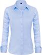 women's long sleeve dress shirts: j.ver wrinkle-free button down work blouse logo