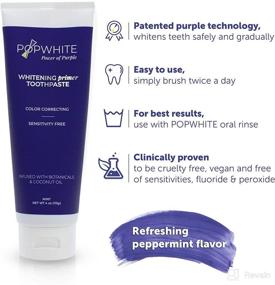 img 1 attached to 🦷 Enhance Your Smile with POPWHITE Whitening Primer Toothpaste Toner