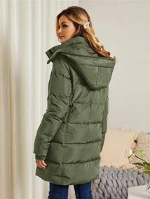 img 1 attached to Misassy Quilted Thickened Jackets Pockets Women's Clothing for Coats, Jackets & Vests