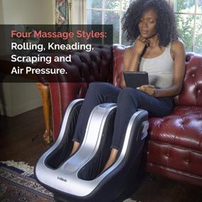 img 1 attached to TruMedic IS-6000 InstaShiatsu Heated Foot And Calf Massager - Relieves Tired, Aching Feet & Calves