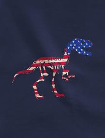 img 3 attached to Tstars Dinosaur American Toddler T Shirt Boys' Clothing and Tops, Tees & Shirts