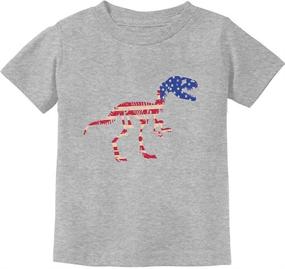 img 4 attached to Tstars Dinosaur American Toddler T Shirt Boys' Clothing and Tops, Tees & Shirts