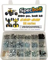 🔩 specbolt can am bombardier atv bolt kit - 250pc: ds, sport, mud, recreation, utility, renegade, outlander max, x, mr, traxter xl xt, quest, rally, sarasota, 50cc, 70cc, 90cc, 175cc, 250cc, 330cc, 400cc, 450cc, 500cc, 650cc, 800cc, 1000cc логотип