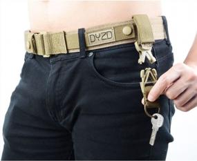img 2 attached to 1PCS DYZD Tactical Gear Keychain Clip - 100% Nylon Belt Quick Release Buckle Key Ring Outdoor Holder