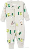 🌙 moon and back - hanna andersson girls' organic holiday family matching footless pajamas логотип