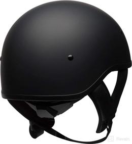 img 1 attached to 🔔 Bell Pit Boss Sport Unisex-Adult Half Street Helmet in Solid Matte Black, Large Size - D.O.T.-Certified