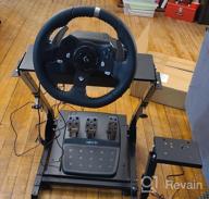 img 1 attached to Experience Realistic Racing Thrills With Marada G920 Steering Wheel Stand - Compatible With Logitech G25, G27, G29, Thrustmaster T300RS, And T500RS review by Ron Kishore
