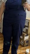 img 1 attached to Women'S Long Casual Loose Bib Overalls Jumpsuit With Pockets PV9 review by Wayne Martin