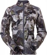 women's midweight veil cumbre hunting camo coat: prois torai performance jacket logo