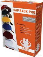 🧢 maximize closet space with the perfect curve cap rack pro system - organize up to 30 baseball caps! logo