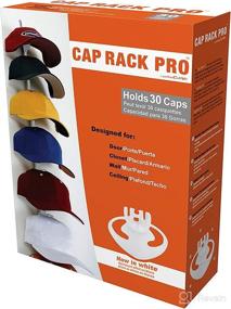 img 4 attached to 🧢 Maximize Closet Space with the Perfect Curve Cap Rack Pro System - Organize up to 30 Baseball Caps!