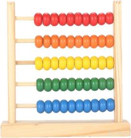 img 4 attached to 🧮 MAGIKON Miniature Counting Frame: A Must-Have for Learning Mathematics Abacus with 5 Rows