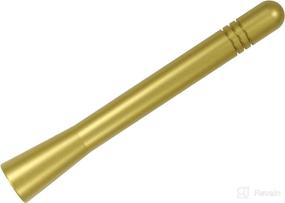 img 1 attached to AntennaMastsRus - Made In USA - 4 Inch Gold Aluminum Antenna Is Compatible With Chevrolet Silverado 2500 (2006-2019)