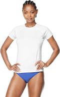 👚 speedo women's short sleeve rashguard - women's clothing for swimsuits & cover ups logo